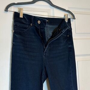 Express Women High Rise Jeans - Dark Indigo